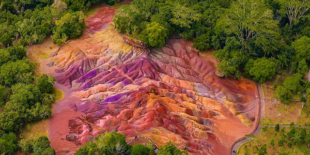 Seven Coloured Earth Mauritius